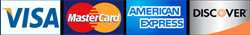 we accept all credit cards